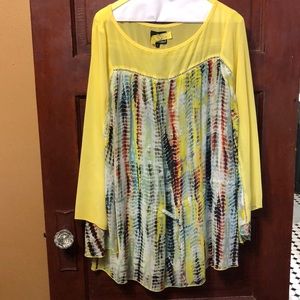 Mutulcolered thin spring shirt